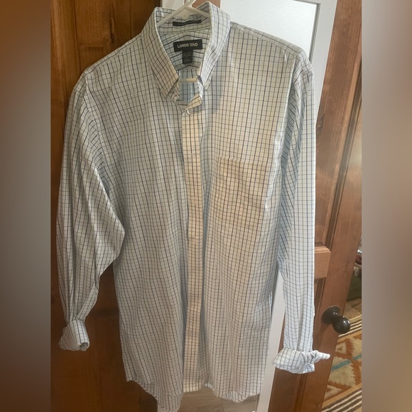 Lands End 16-37 TALL button down shirt - Picture 2 of 5
